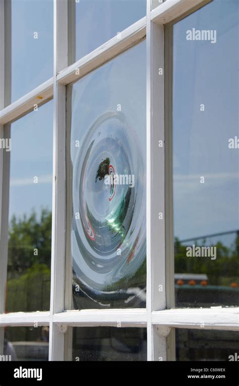 bullseye glass window
